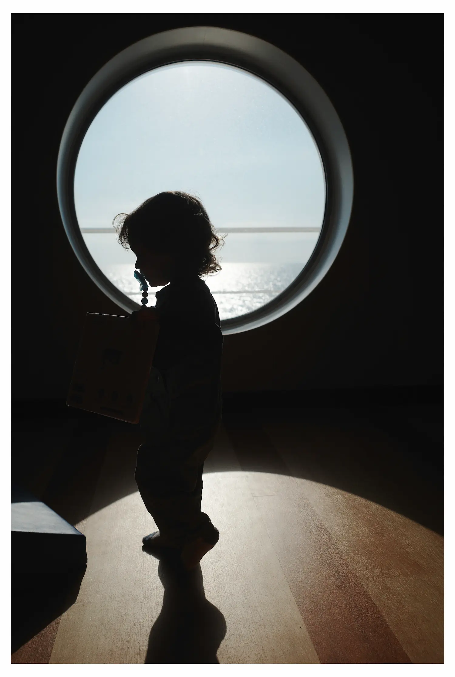Link aboard the Sunflower Ferry, Northern Pacific